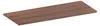 Plateau de bureau bords arrondis 180x75cm, noyer Voir les images du produit 1