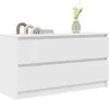 A white dresser with decorative items on top. Náhled obrázku produktu