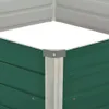 vidaXL Podwyższone łóżko 129 x 129 x 46 cm Stal ocynkowana Podgląd zdjęcia produktu 3