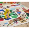 A board game with animal-themed pieces and a die on a colorful game board. Anteprima dell’immagine prodotto