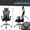 TPFLiving® Premium Bürostuhl schwerlast Schreibtischstuhl Produktbild-Vorschau 5