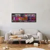Italienischer Leinwand Leinwandbild - Land of Colors 150x50 Produktbild-Vorschau 2