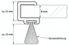 Winddichtprofile für 8 mm  Glasschiebetüren  3 Stück mit Produktbild-Vorschau 2