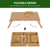 HOMCOM Table de lit, plateau pour ordinateur, table Voir les images du produit 4