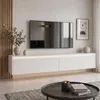 Modernes TV-Lowboard LUMI 170 cm in Weiß - Hängender Produktbild-Vorschau 2