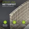Juskys Polyrattan Gartenmöbel Sitzgruppe Turin Set 6 teilig Produktbild-Vorschau 7