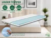 Komfortabler Duo Matratzentopper | 120 x 200 cm | H2/H3 | Produktbild-Vorschau 3