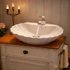 Muschel Waschbecken Vintage Aufsatz-Waschbecken Barock Stil Produktbild-Vorschau 1