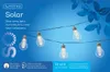 LED Solar Lichterkette Glühbirnen 4,5m Kunststoff Warmweiß Produktbild-Vorschau 9