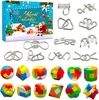 3D puzzle adventní kalendář pro děti 2024 - Vánoční dárky Náhled obrázku produktu 1