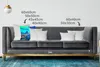 MuchoWow® Zierkissen Sofakissen Wohnzimmer Dekokissen 50x50 Produktbild-Vorschau 3