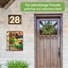 banjado Design Briefkasten Stahl schwarz mit Zeitungsfach Produktbild-Vorschau 4