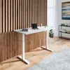 Piano tavolo FDT1608-White, 160 x 80 x 2,5 cm, bianco Anteprima dell’immagine prodotto 4