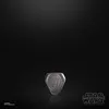 A silver-colored coin with a Star Wars logo on a black background. Produktbild-Vorschau