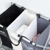 Kosz na bieliznę z trzema przegródkami ułatwiającymi Podgląd zdjęcia produktu 6
