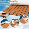 Eikuavons Bodenbelag Matte Rutschfest Deck Teppich Teak EVA Produktbild-Vorschau 5