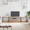 The Living Store TV-Schrank Sonoma-Eiche 201x35x45 cm Produktbild-Vorschau 2