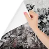 Muralo Selbstklebende Fototapete BLUMEN Pflanzen Beton Produktbild-Vorschau 3