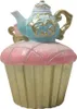 Clayre & Eef Dekoracja Cupcake Ø 8x11 cm Różowa polyresin Podgląd zdjęcia produktu 1