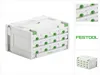 Festool SYS 3-SORT/12, Werkzeugkasten, Weiß, 295 mm, 395 Produktbild-Vorschau 7