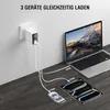 4smarts GaN Flex Screen AI oplader, 100W, 2 USB-C + 1 Productafbeelding-voorbeeld 8
