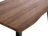 BELIANI Jídelní stůl černé kovové nohy černé dřevo 160 x 90 Náhled obrázku produktu 8