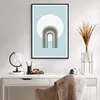 Gerahmtes Poster - Schwarzer Rahmen - Formen Rad Linien - Produktbild-Vorschau 6