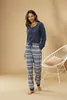 Vivance Dreams Pyjama 2 -teilig navy Größe 40/42 Produktbild-Vorschau 3