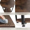 Table d’appoint SWINDON 50x62,5cm - Bois foncé industriel, Voir les images du produit 4