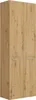 A tall, narrow cabinet with four doors and silver handles, set against a white background. Produktbild-Vorschau