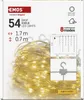 LED vánoční drop řetěz – rampouchy, 1,7 m, venkovní i vnitřní, teplá bílá, programy Náhled obrázku produktu