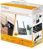The image shows the retail packaging of a Technaxx security camera set. Produktbild-Vorschau