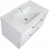 Stamar Waschtisch mit Unterschrank Hängend 80 x 47 cm Weiß Produktbild-Vorschau 6
