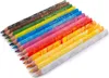 A collection of colored pencils arranged diagonally on a white background. Anteprima dell’immagine prodotto