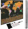 Mapa Sveta Nástenná Stieracia Tabuľa Pre Cestovateľov Náhľad obrázku produktu 9