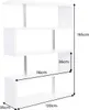 riess-ambiente Design Regal SNAKE 165cm weiß Bücherregal Produktbild-Vorschau 2