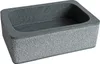 Waschbecken Naturstein Basalt ca. 45x30x15 cm Waschtisch Produktbild-Vorschau 9