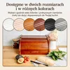 Creative Home Drewniany Chlebak z pokrywą |38 x 28,5 x 17,5 Podgląd zdjęcia produktu 7