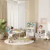 HOMCOM Libreria per bambini con cassetto, 3 ripiani e 2 Anteprima dell’immagine prodotto 9