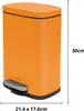 Spirella Treteimer Venedig - orange - 5L - Metall - 21 x 30 Produktbild-Vorschau 6