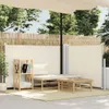 vidaXL Ausziehbare Seitenmarkise Cremeweiß 100 x 600 cm Produktbild-Vorschau 2
