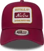 New Era A-Frame Trucker Cap - RETRO PATCH maroon Produktbild-Vorschau 7