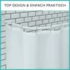 Duschvorhangstange L Form & Duschstange U Form 4 in 1 Produktbild-Vorschau 4