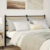Design Kopfteil Sonoma-Eiche 135 cm Eisen und Produktbild-Vorschau 1