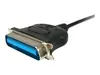 Equip USB auf Parallel adapter kable, schwarz, Schwarz, USB Produktbild-Vorschau 7