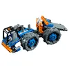 A LEGO Technic construction toy, specifically a compacting vehicle, shown from a diagonal angle against a white background. Produktbild-Vorschau