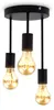 Lampa sufitowa Retro Czarny Matowy Metal Lampa sufitowa Podgląd zdjęcia produktu 7