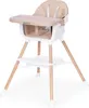 EcoToys HC508 Dětská jídelní židlička 2 v 1, béžová Náhled obrázku produktu 5