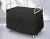 Tischdecke, Tischbezug für kellnerwagen 85cm mit skirting Produktbild-Vorschau 2