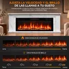 HOMAVO 50 pulgadas Chimenea eléctrica con mueble 1000/2000 Vista previa de la imagen del producto 7